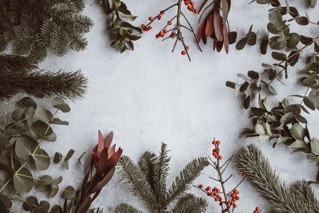 kerstdecoratie voor tafel kerstplanten