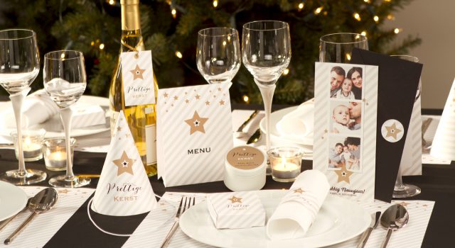 tafeldecoratie voor kerst