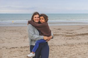 BoyAndMother Beach Winter 57